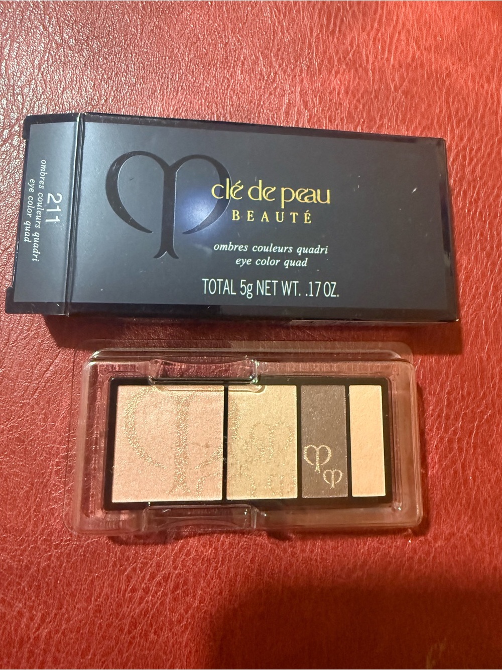 Clé de Peau Beauté Ombres Couleurs Quadri Refill 211 Shimmer 0.17 oz